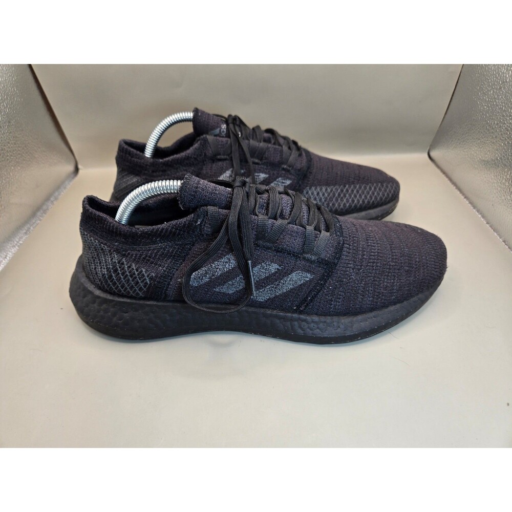 adidas PureBoost Go Shoes Men's 9.5 Core Black Road Running Athletic Sneakers